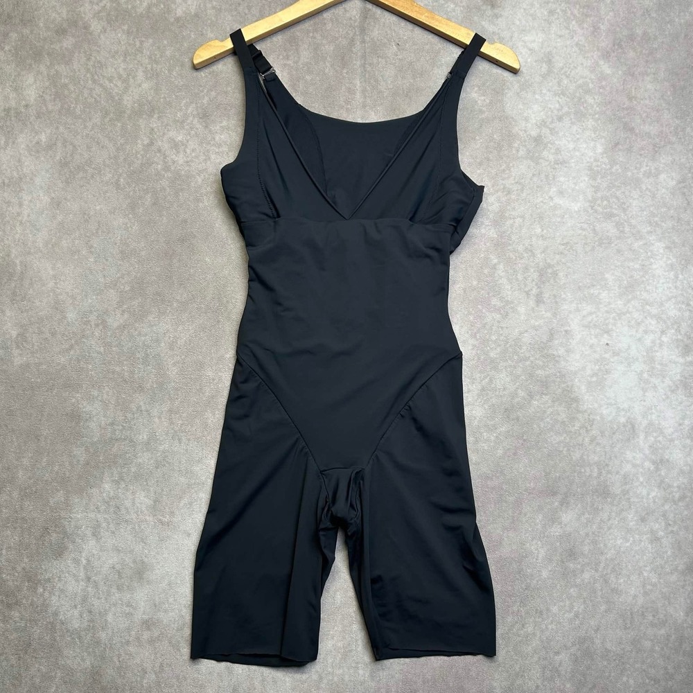 Maidenform Womens Black Firm Control Shapewear Bodysuit 2556 Size Medium